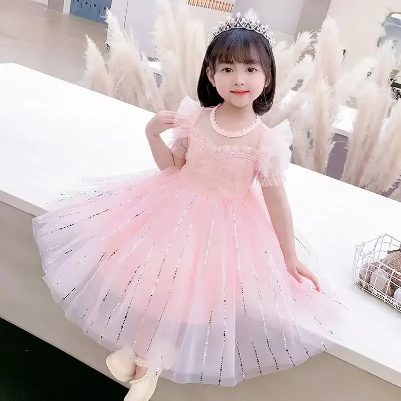 Girls Summer Dress 2025 New Big Children Sweet Temperament Foreign Flower Princess Dress 3-10 Years Old Girl Clothes
Girls Summer Dress 2025 New Big Children Sweet Temperament Foreign Flower Princess Dress 3-10 Years Old Girl Clothes