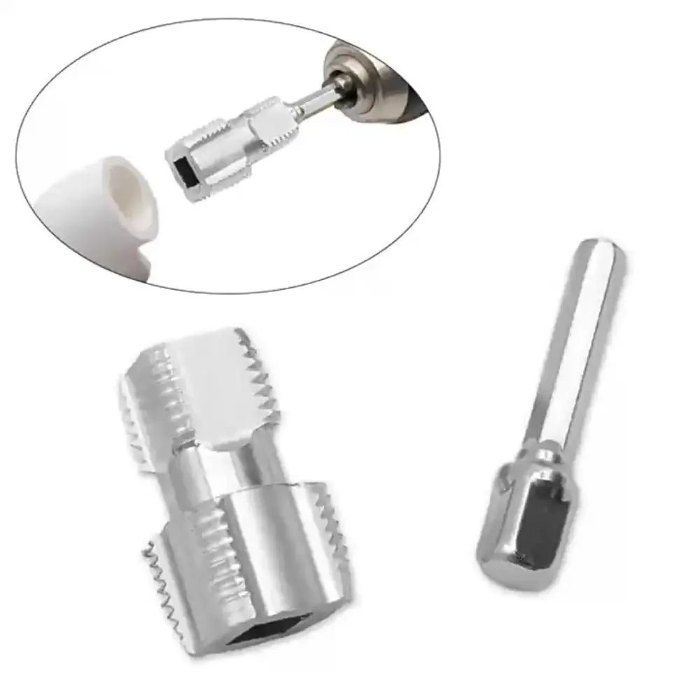 Durable Aluminium PVC Pipe Threader Threading Tool Inner Threading PVC Thread Maker Tool Pipes Silver Pipe Tap Tool Workshop
Durable Aluminium PVC Pipe Threader Threading Tool Inner Threading PVC Thread Maker Tool Pipes Silver Pipe Tap Tool Workshop
