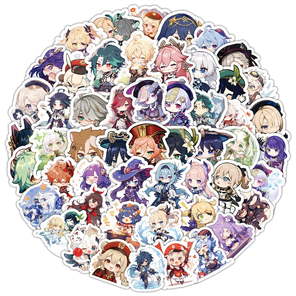 10/30/50/100pcs Genshin Impact Game Stickers Cute Cartoon Girls Sticker Phone Water Bottle Luggage Anime Graffiti Decals Packing
10/30/50/100pcs Genshin Impact Game Stickers Cute Cartoon Girls Sticker Phone Water Bottle Luggage Anime Graffiti Decals Packing
