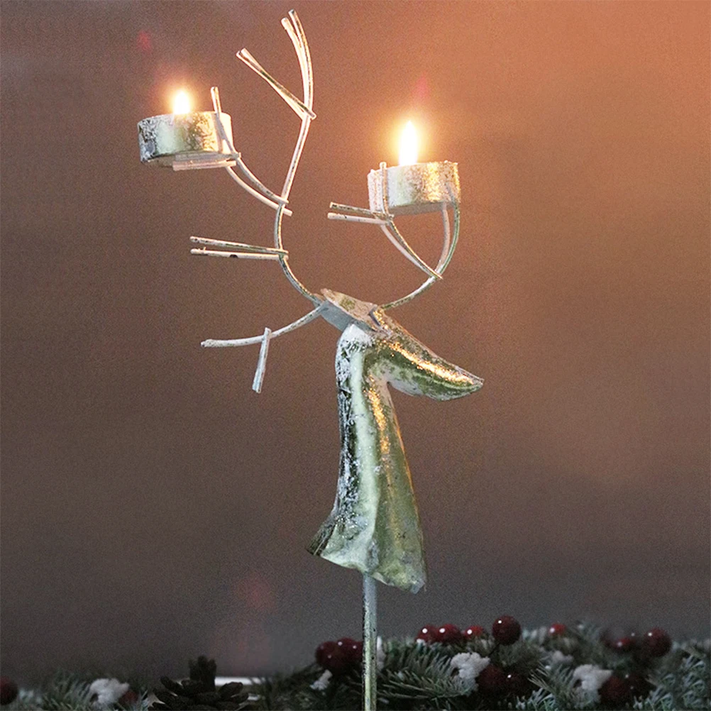 Cute Reindeer Iron Art Candlestick Christmas Table Light Stand Wrought Mantle Fireplace Holiday Decor Sturdy Festive Home
Cute Reindeer Iron Art Candlestick Christmas Table Light Stand Wrought Mantle Fireplace Holiday Decor Sturdy Festive Home