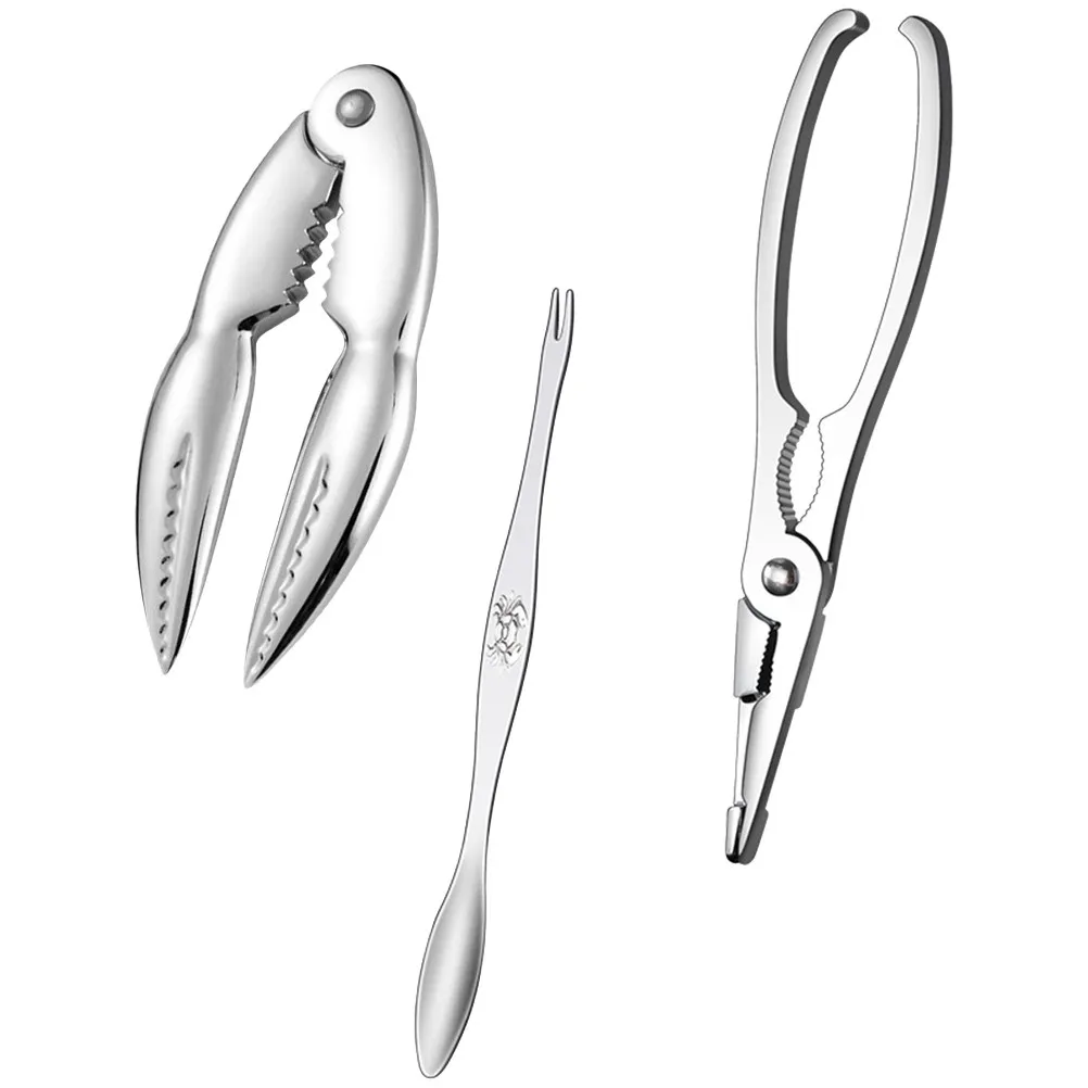 3Pcs Crab Crackers Stainless Steel Crab Eating Gadgets Large Small Clip Design Nut Opener Seafood Tool Silver Seafood Tools
3Pcs Crab Crackers Stainless Steel Crab Eating Gadgets Large Small Clip Design Nut Opener Seafood Tool Silver Seafood Tools