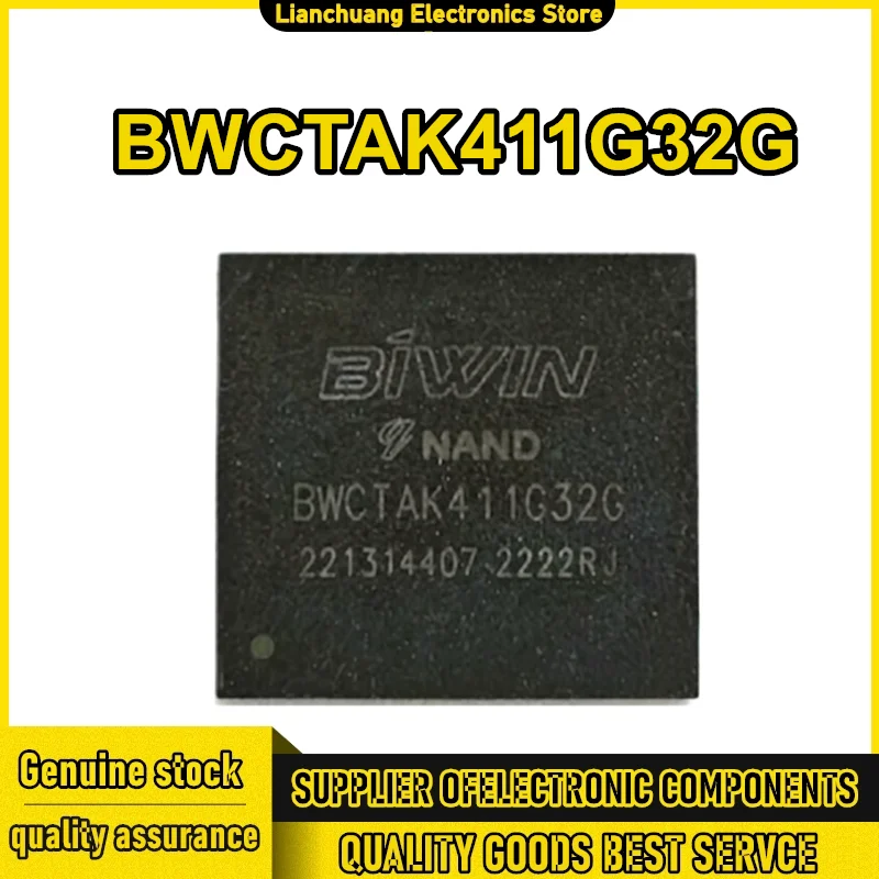 BWCTAK411G32G Storage 32GB 153eMMC Flash Font Library IC 0-10 New Original in stock
BWCTAK411G32G Storage 32GB 153eMMC Flash Font Library IC 0-10 New Original in stock