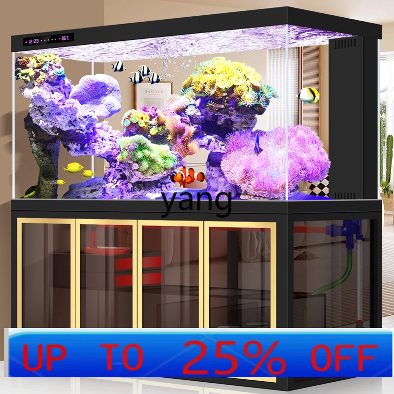 LMM Smart Care-Free Ecological Fish Tank Super White Glass Bottom Filter Small and Medium-Sized Subareas Screens Fish Tank
LMM Smart Care-Free Ecological Fish Tank Super White Glass Bottom Filter Small and Medium-Sized Subareas Screens Fish Tank