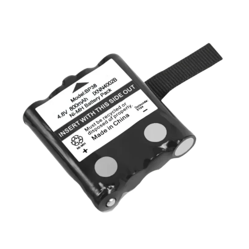 New 4.8V 800mAh BP-38 Walkie Talkie Battery for T6 T7 T8 T4 T5 for GMR-1595-2CK GMR-1588-2CK GMR-2059-2CK
New 4.8V 800mAh BP-38 Walkie Talkie Battery for T6 T7 T8 T4 T5 for GMR-1595-2CK GMR-1588-2CK GMR-2059-2CK