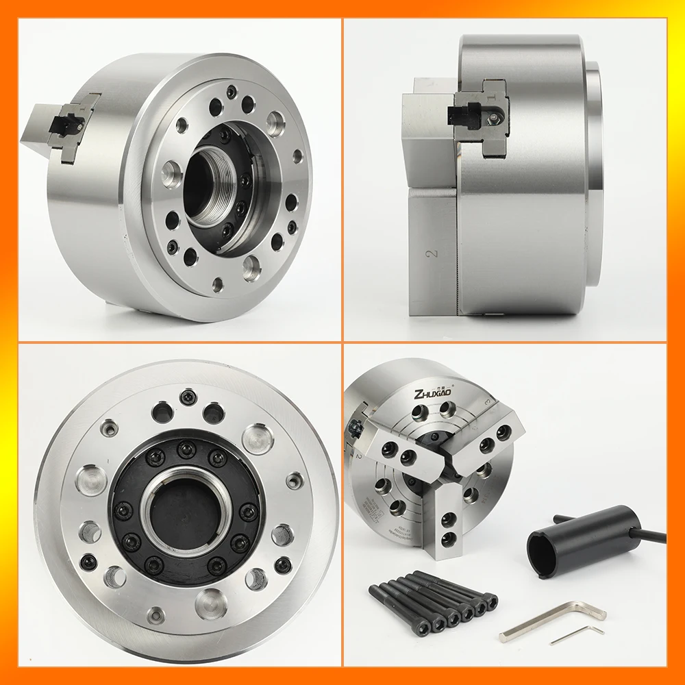 High precision hollow hydraulic chuck 3 jaw lathe chuck 8 inch hollow 66 mm machine tool lathe clamp with flange
High precision hollow hydraulic chuck 3 jaw lathe chuck 8 inch hollow 66 mm machine tool lathe clamp with flange