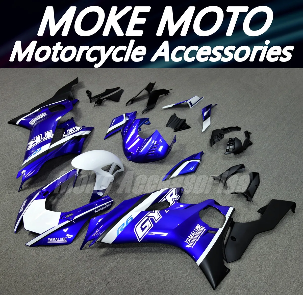 Moke moto Fairings Kit Fit For Yzf R6 2017 2018 2019 2020 2021 2022 2023 2024 Bodywork Set Abs Injection New Blue White Gray
Moke moto Fairings Kit Fit For Yzf R6 2017 2018 2019 2020 2021 2022 2023 2024 Bodywork Set Abs Injection New Blue White Gray