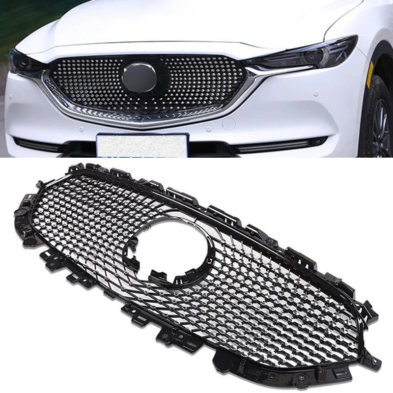 For Diamond Grills Mazda CX-5 CX5 ABS FRONT Bumper Full Star RACING GRILLE Cover Trim Car Styling ACCESSORIES Refit 2017-2021 
For Diamond Grills Mazda CX-5 CX5 ABS FRONT Bumper Full Star RACING GRILLE Cover Trim Car Styling ACCESSORIES Refit 2017-2021