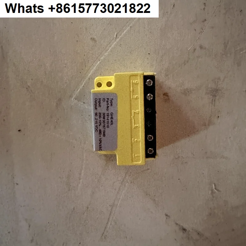 Rectifier module for NORD GHE40L (19141010) for NORD motor brake rectifier GVE20L
Rectifier module for NORD GHE40L (19141010) for NORD motor brake rectifier GVE20L