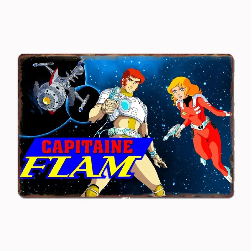 Captain FLAN Future Crew Metal Sign Poster Garage Room Decor Automobile Club Custom Tin Vintage Home Decor
Captain FLAN Future Crew Metal Sign Poster Garage Room Decor Automobile Club Custom Tin Vintage Home Decor