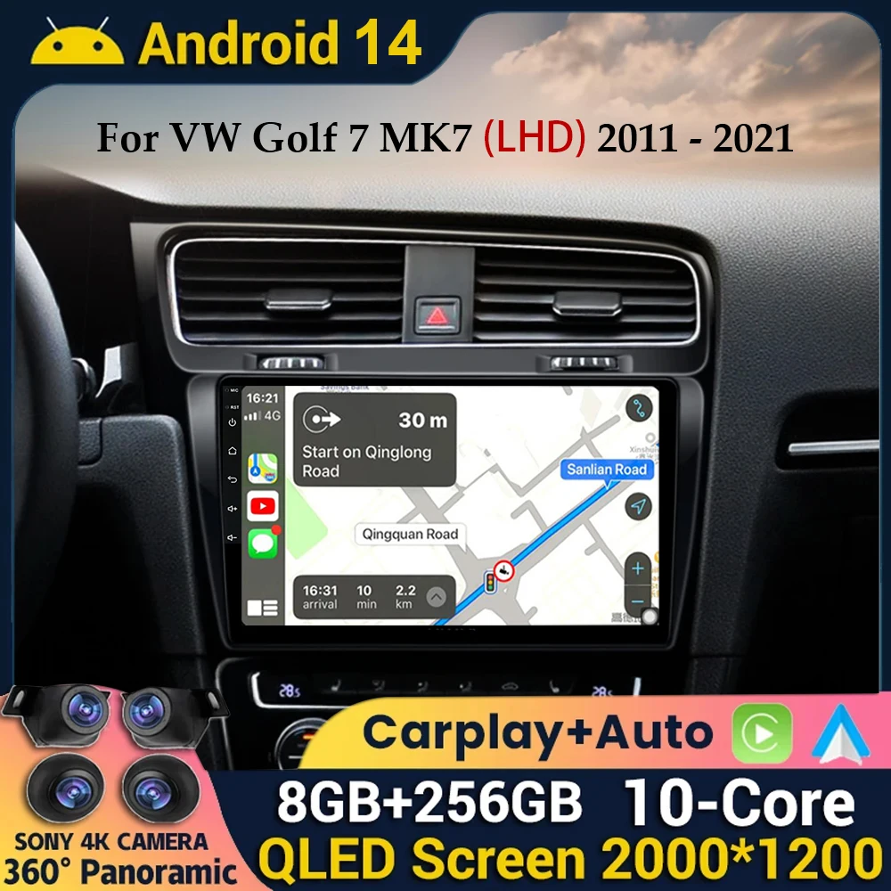 Автомобильный радиоприемник на Android 14 для Volkswagen VW Golf 7 MK7 GTI 2011-2021, Беспроводная Автомобильная Мультимедийная система Carplay HD, GPS, стерео, видеоплеер
Автомобильный радиоприемник на Android 14 для Volkswagen VW Golf 7 MK7 GTI 2011-2021, Беспроводная Автомобильная Мультимедийная система Carplay HD, GPS, стерео, видеоплеер