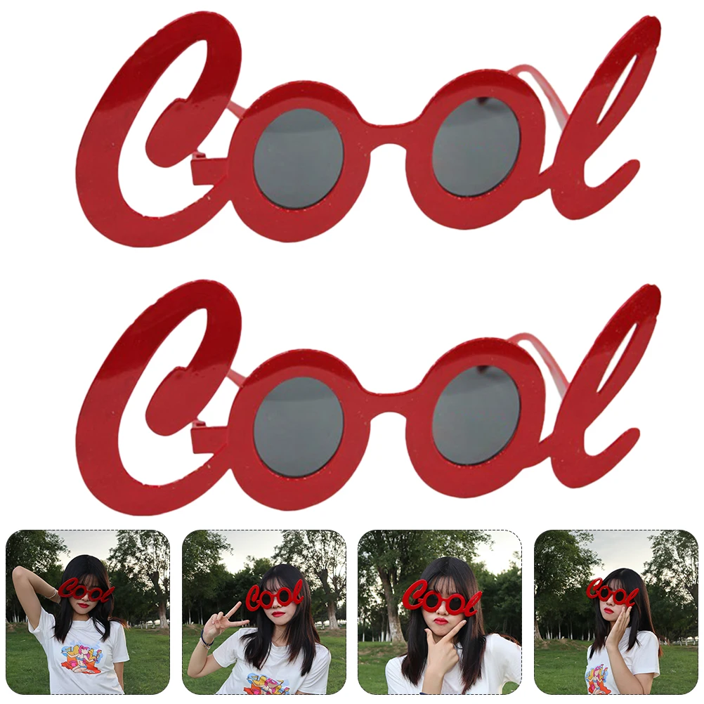 2 pcs Cool Photo Glasses New Year Decor Sunglasses Prop Festival Funny Abs Letters Travel Holiday Celebration Party Kids Adults
2 pcs Cool Photo Glasses New Year Decor Sunglasses Prop Festival Funny Abs Letters Travel Holiday Celebration Party Kids Adults