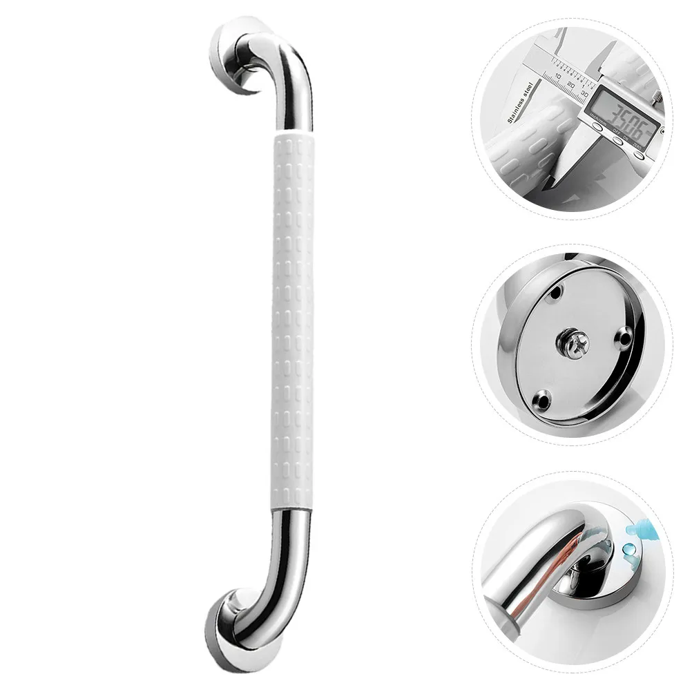 Bathroom Safety Grab Bar Non-Slip Stainless Steel White Wall-Mounted Toilet Armrest Safety Handrail for Elderly Disabled
Bathroom Safety Grab Bar Non-Slip Stainless Steel White Wall-Mounted Toilet Armrest Safety Handrail for Elderly Disabled