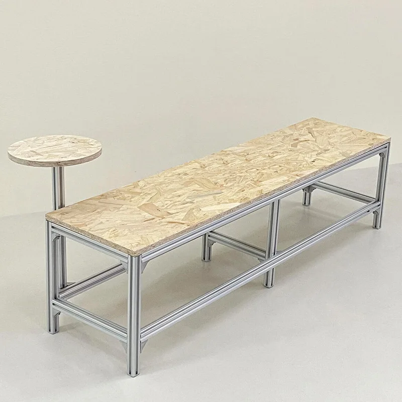 Ресторан, кофейня, встроенное сочетание столов и стульев, индустриальный стиль, алюминиевый профиль, массив дерева.
Ресторан, кофейня, встроенное сочетание столов и стульев, индустриальный стиль, алюминиевый профиль, массив дерева.