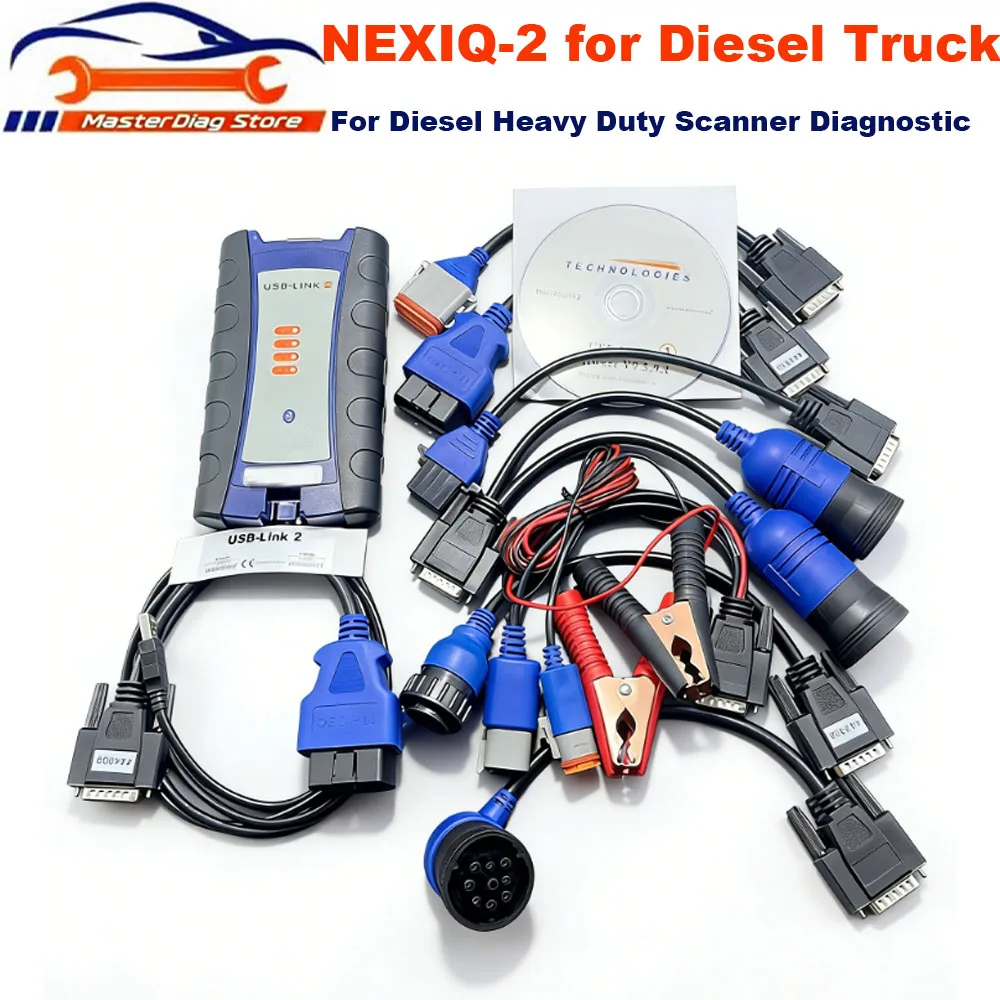 For Diesel Truck Interface NEX IQ USB Link 2 Nexi-q-2 Bluetooth Heavy Truck Fault Detector Heavy Duty Scanner Diagnostic Tool
For Diesel Truck Interface NEX IQ USB Link 2 Nexi-q-2 Bluetooth Heavy Truck Fault Detector Heavy Duty Scanner Diagnostic Tool