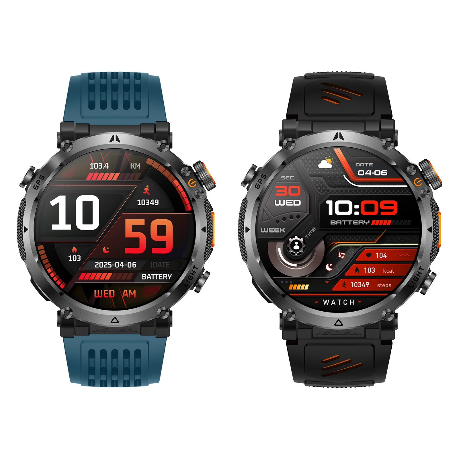 Outdoors Smart Watch with GPS 1.7 Inch Screen LED Flashlight BT Calling Health Monitoring 100+ Sports Modes
Outdoors Smart Watch with GPS 1.7 Inch Screen LED Flashlight BT Calling Health Monitoring 100+ Sports Modes
