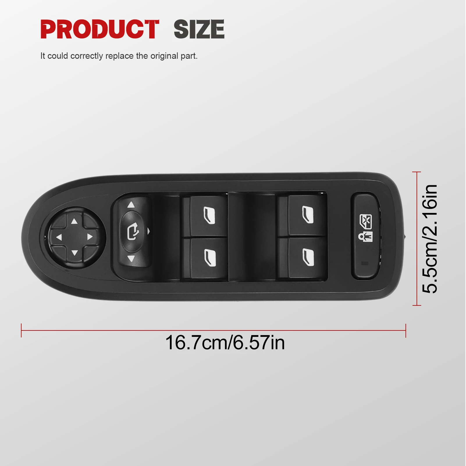 6490.28 Window & Mirror Switche Lifting Window Control Switch Buttons 96644915 for Peugeot 308 From 2007 To 2012 C5 98053439
6490.28 Window & Mirror Switche Lifting Window Control Switch Buttons 96644915 for Peugeot 308 From 2007 To 2012 C5 98053439