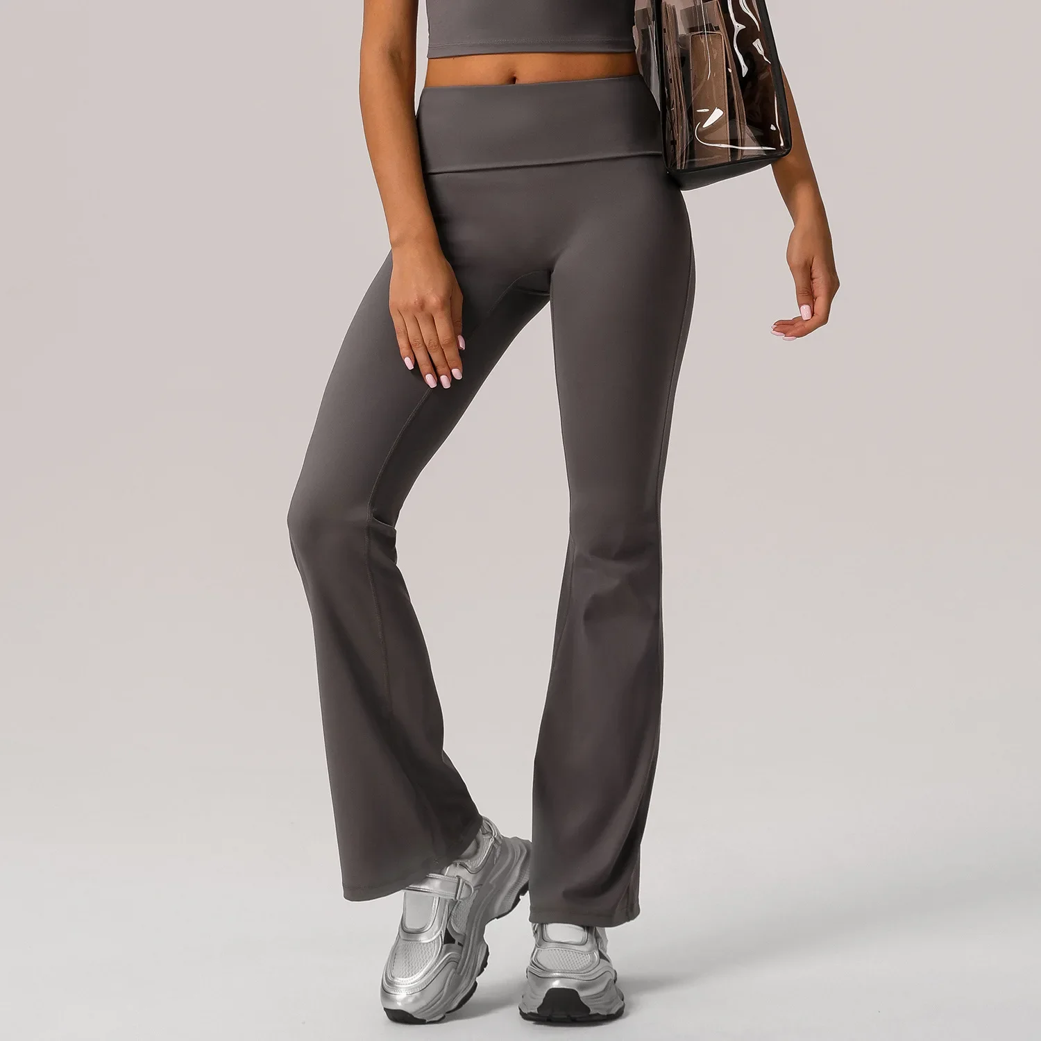 Women High Waist Yoga Pants Solid Color Buttery Soft Bell-Bottoms Slim Fit Wide Leg Sports Trousers Female Breathable Sportswear
Women High Waist Yoga Pants Solid Color Buttery Soft Bell-Bottoms Slim Fit Wide Leg Sports Trousers Female Breathable Sportswear