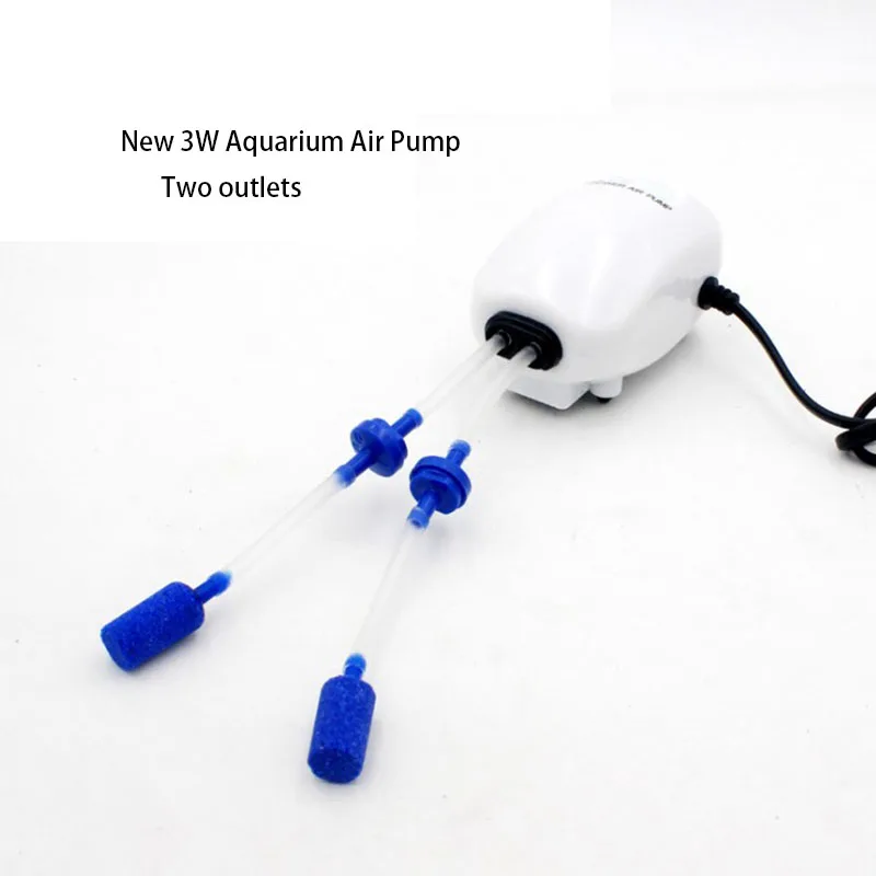 3W 220V Ultra Low Noise Aquarium Air Pump Fish Tank Mini Air Compressor Oxygen Pump Aquarium Fish Tank Oxygen Pump Two Outlets
3W 220V Ultra Low Noise Aquarium Air Pump Fish Tank Mini Air Compressor Oxygen Pump Aquarium Fish Tank Oxygen Pump Two Outlets
