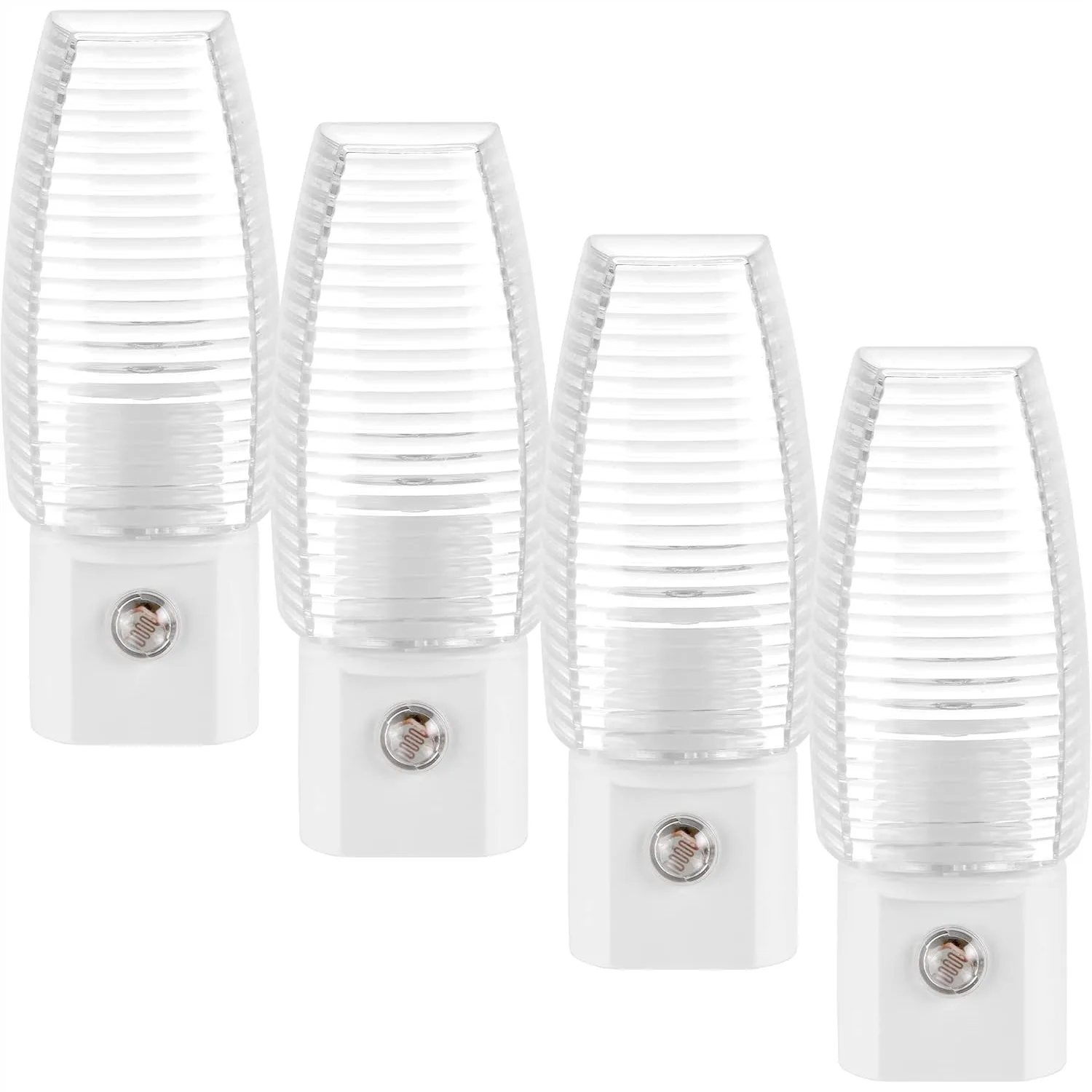 LED Plug in Night Light with Auto Dusk to Dawn Sensor, 5000K Daylight 5 Lumens, Ideal for Bedroom Bathroom Hallway, 4 Pack
LED Plug in Night Light with Auto Dusk to Dawn Sensor, 5000K Daylight 5 Lumens, Ideal for Bedroom Bathroom Hallway, 4 Pack