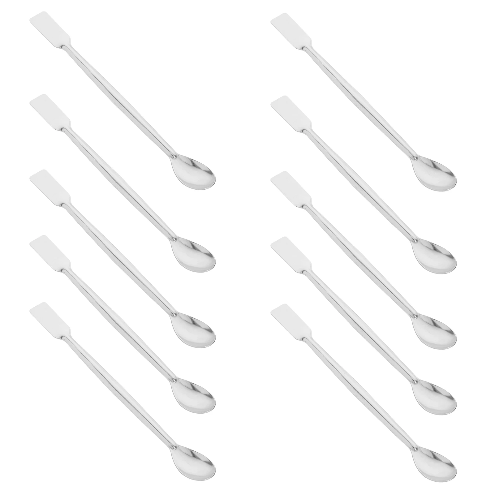 10 Pcs Spoon Handle Mixing Spatula Double End Sampling Lab Scoop Spatulas Bead Scooper Medicine
10 Pcs Spoon Handle Mixing Spatula Double End Sampling Lab Scoop Spatulas Bead Scooper Medicine