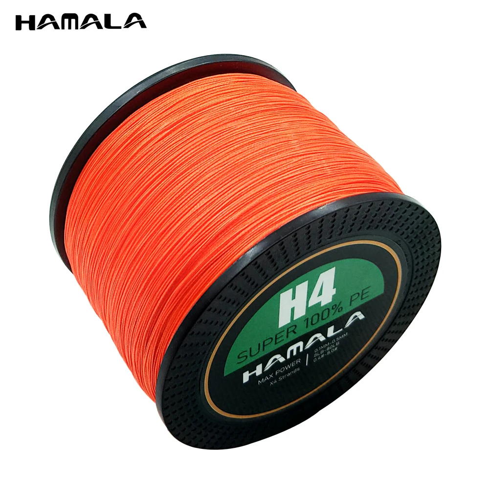 HAMALA New Brand Woven wire 1000M-300M PE Braided Fishing Line 4 strands 10 15 20 30 35 40 50 60 80LB Multifilament Fishing Line
HAMALA New Brand Woven wire 1000M-300M PE Braided Fishing Line 4 strands 10 15 20 30 35 40 50 60 80LB Multifilament Fishing Line