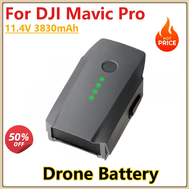 High Capacity 11.4V 3830mAh Battery for DJI Mavic Pro Drone Brand New High Quality
High Capacity 11.4V 3830mAh Battery for DJI Mavic Pro Drone Brand New High Quality