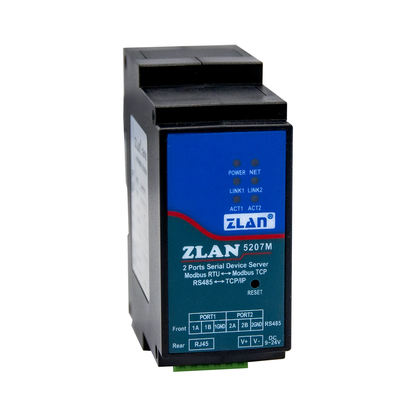 2 Serial Port Server Two-way RS485 to Ethernet Modbus Gateway MQTT Rail Mounted JSON Edge Computing Module Two-way RTU to TCP
2 Serial Port Server Two-way RS485 to Ethernet Modbus Gateway MQTT Rail Mounted JSON Edge Computing Module Two-way RTU to TCP