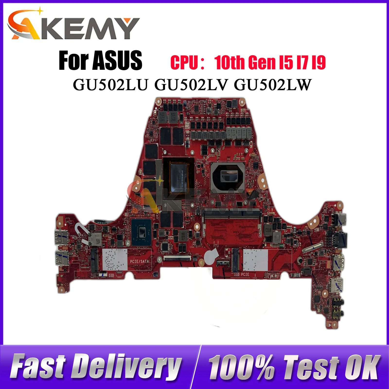 GU502LX Laptop Motherboard For ASUS ROG Zephyrus M15 GU502LXS GU502L GU502LS GU502LV GU502LU GU502LW Mainboard With I5 I7 I9 CPU
GU502LX Laptop Motherboard For ASUS ROG Zephyrus M15 GU502LXS GU502L GU502LS GU502LV GU502LU GU502LW Mainboard With I5 I7 I9 CPU