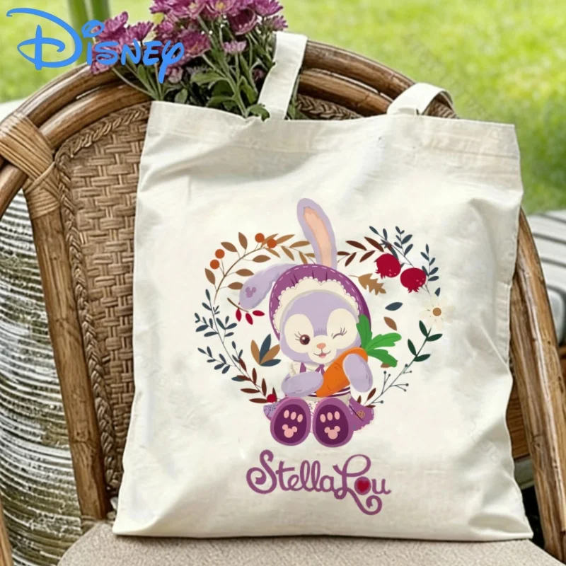 1PC Disney StellaLou Rabbit with Carrot & Floral Wreath Print Double-sided Canvas Bag Eco Reusable Shoulder Bag
1PC Disney StellaLou Rabbit with Carrot & Floral Wreath Print Double-sided Canvas Bag Eco Reusable Shoulder Bag