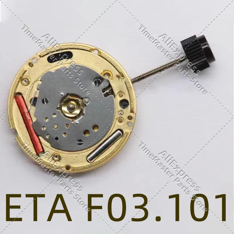 Швейцарский импортный оригинальный совершенно новый механизм ETA F03.101, механизм без календаря, двухсторонний механизм, кварцевый механизм F03101
Швейцарский импортный оригинальный совершенно новый механизм ETA F03.101, механизм без календаря, двухсторонний механизм, кварцевый механизм F03101