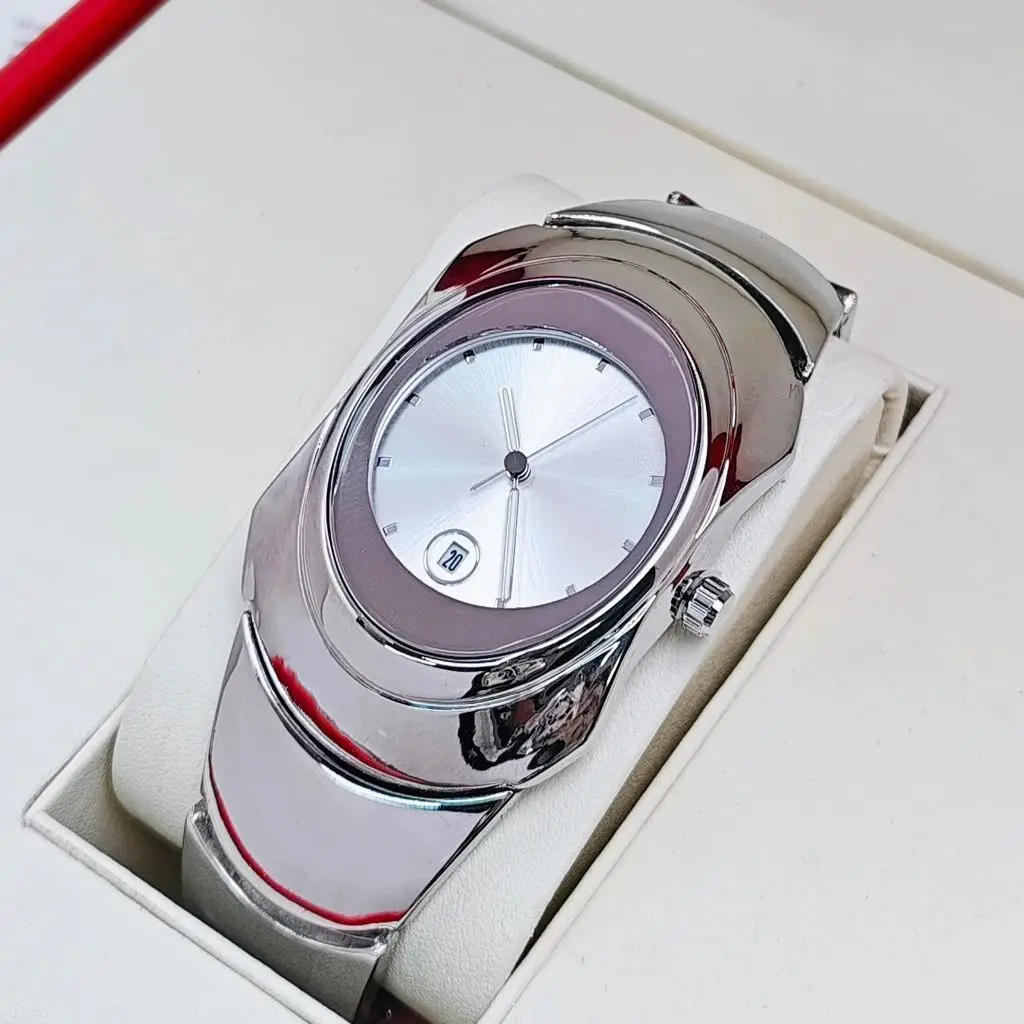 Роскошные оригинальные персонализированные ретро-часы в форме лезвия для мужчин и женщин, модные высококачественные наручные часы со стальным ремешком и нишевым дизайном, лучший подарок для него
Роскошные оригинальные персонализированные ретро-часы в форме лезвия для мужчин и женщин, модные высококачественные наручные часы со стальным ремешком и нишевым дизайном, лучший подарок для него