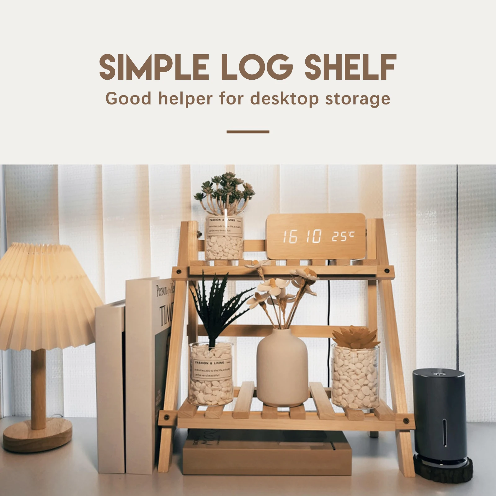 Double-layer Premium Wood Swing Wooden Desktop Storage Shelf Wall Mounted Trapezoid Floating Shelves Waterproof Hanging Rope
Double-layer Premium Wood Swing Wooden Desktop Storage Shelf Wall Mounted Trapezoid Floating Shelves Waterproof Hanging Rope