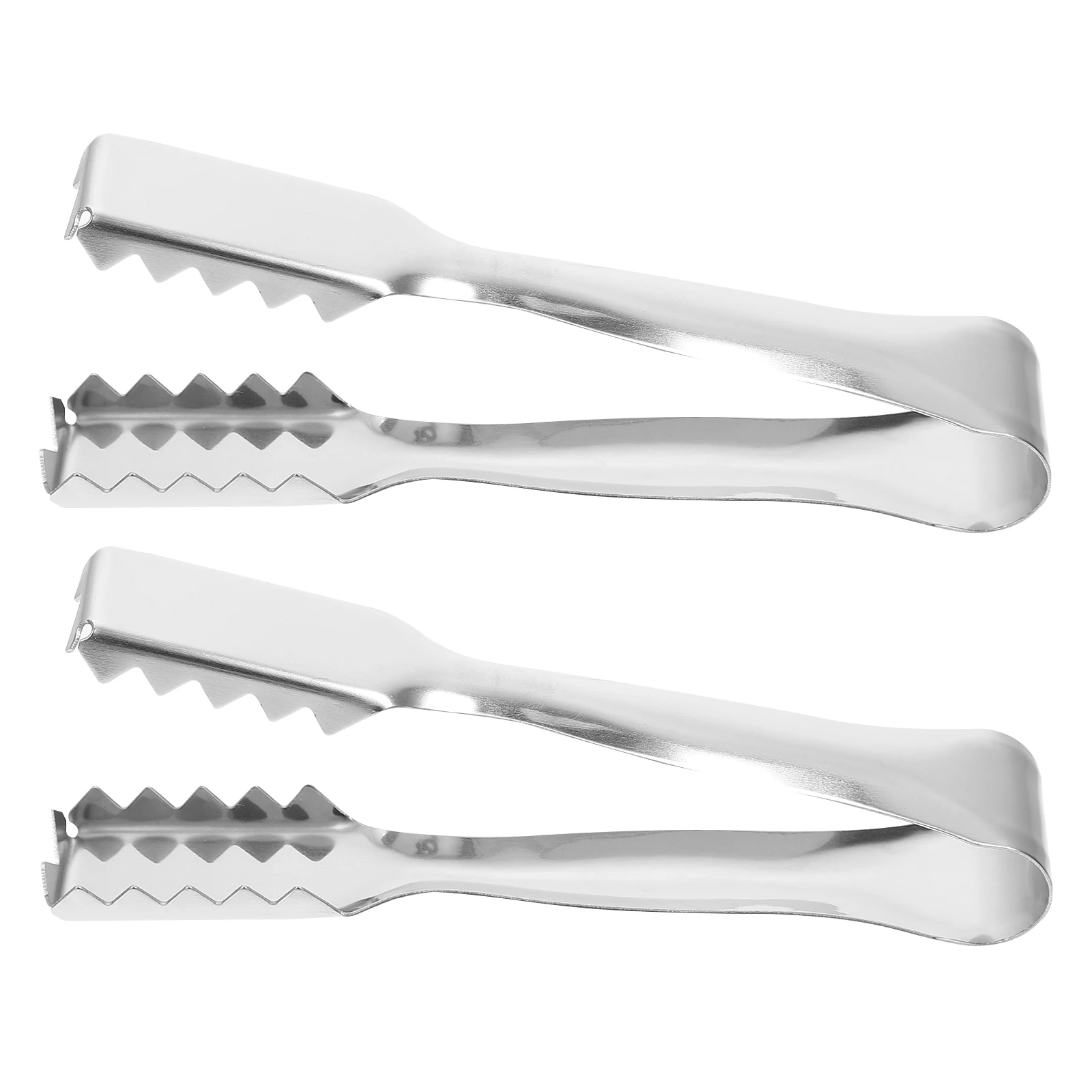 2 pcs Stainless Steel Ice Cube Tongs for Serving Fruits Sugar Cubes Easy Clean Serrated Kitchen Bar Tools
2 pcs Stainless Steel Ice Cube Tongs for Serving Fruits Sugar Cubes Easy Clean Serrated Kitchen Bar Tools