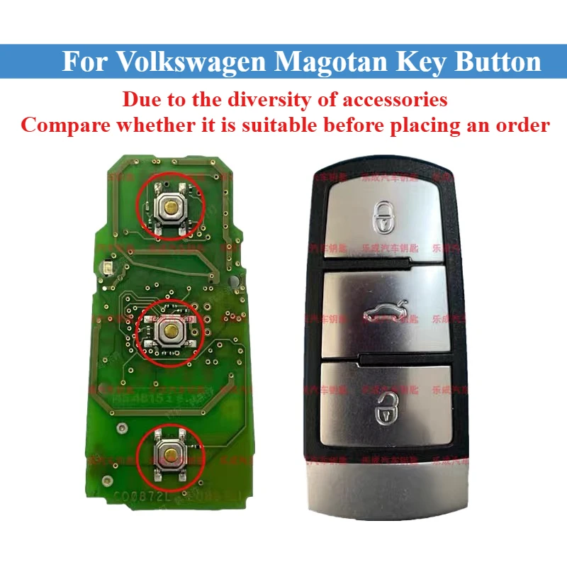 For Volkswagen Magotan Remote Key Button Motherboard Accessories B6 Button Damage Replacement New Button B7 B8
For Volkswagen Magotan Remote Key Button Motherboard Accessories B6 Button Damage Replacement New Button B7 B8