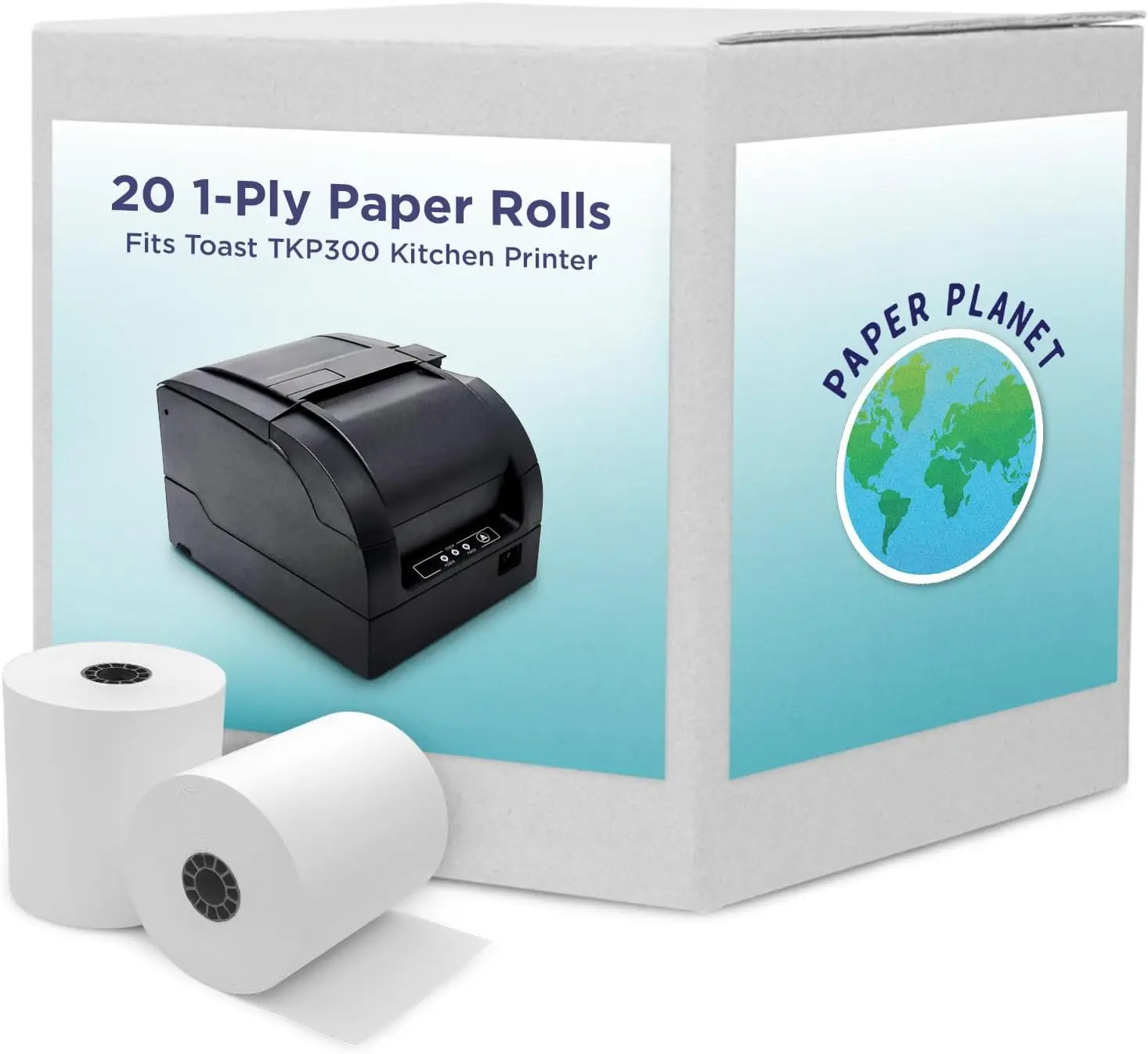 1-Ply White Bond Paper for Toast TKP300 Kitchen Printer, 20 Rolls, High Quality Receipt Paper
1-Ply White Bond Paper for Toast TKP300 Kitchen Printer, 20 Rolls, High Quality Receipt Paper