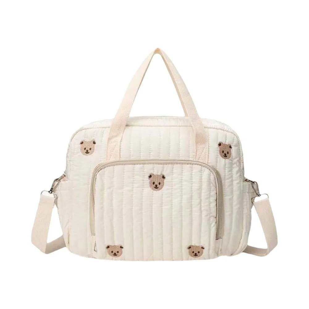 Durable Cartoon Diaper Organizer Lightweight Quilted Mommy Shoulder Bag Soft-touch Cotton Stroller Hanging Pack Newborn Nursery
Durable Cartoon Diaper Organizer Lightweight Quilted Mommy Shoulder Bag Soft-touch Cotton Stroller Hanging Pack Newborn Nursery