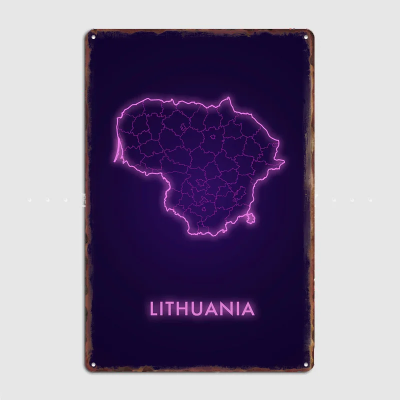 Lithuania Neon Map Metal Sign Pub Club Cool Neon Vintage Custom Bedroom Garage Home Wall Decor Poster Room Decoration
Lithuania Neon Map Metal Sign Pub Club Cool Neon Vintage Custom Bedroom Garage Home Wall Decor Poster Room Decoration