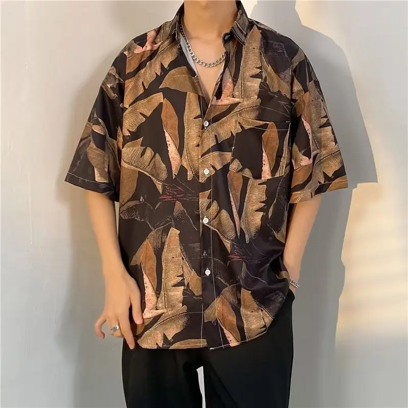 Short Sleeve Shirts For Men Hawaiian Floral Print Summer Shirts Casual Wear Beach Party Clothing Man
Short Sleeve Shirts For Men Hawaiian Floral Print Summer Shirts Casual Wear Beach Party Clothing Man