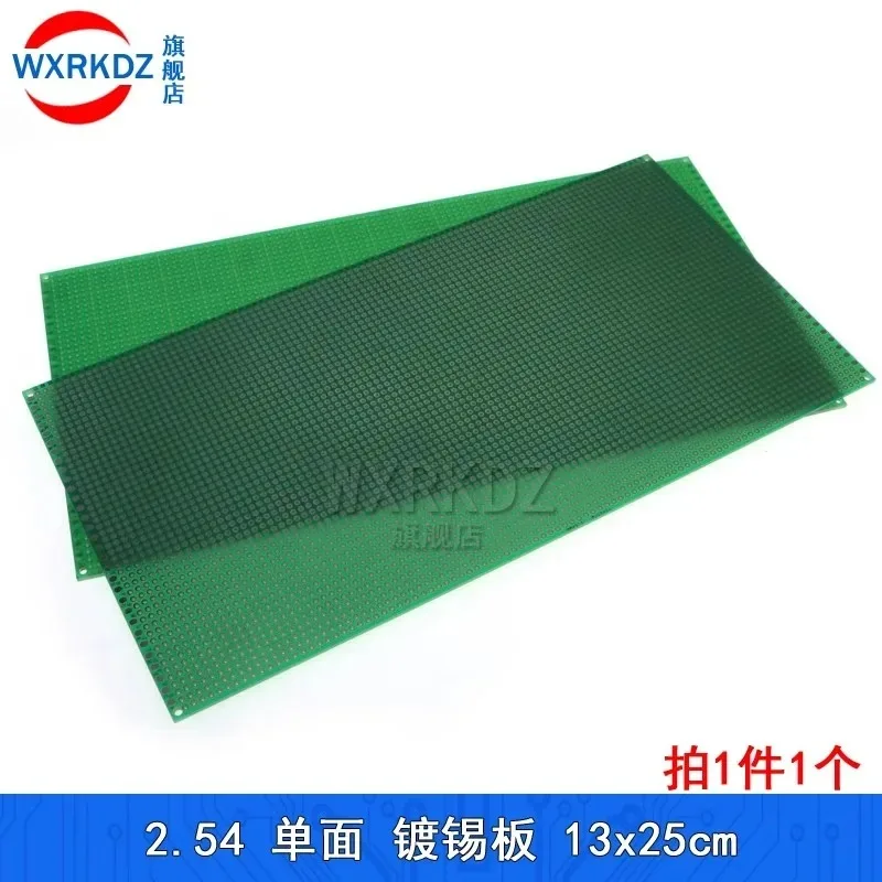 2PCS 13x25 CM Single Sided Copper Prototype PCB DIY 2.54mm Universal Printed Circuit IC Board 13*25cm Breadboard Plate 130*250mm
2PCS 13x25 CM Single Sided Copper Prototype PCB DIY 2.54mm Universal Printed Circuit IC Board 13*25cm Breadboard Plate 130*250mm