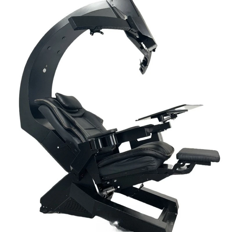 Leather computer cockpit, zero gravity esports spacecraft, massage cockpit, supports multiple screens
Leather computer cockpit, zero gravity esports spacecraft, massage cockpit, supports multiple screens