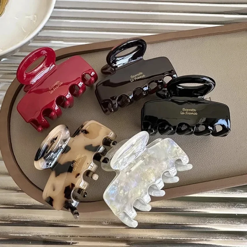 2.17inch Long Acetate Hair Crabs Red Hair Clips for Girls and Women Tie up Hair Accessories New korean Fashon
2.17inch Long Acetate Hair Crabs Red Hair Clips for Girls and Women Tie up Hair Accessories New korean Fashon