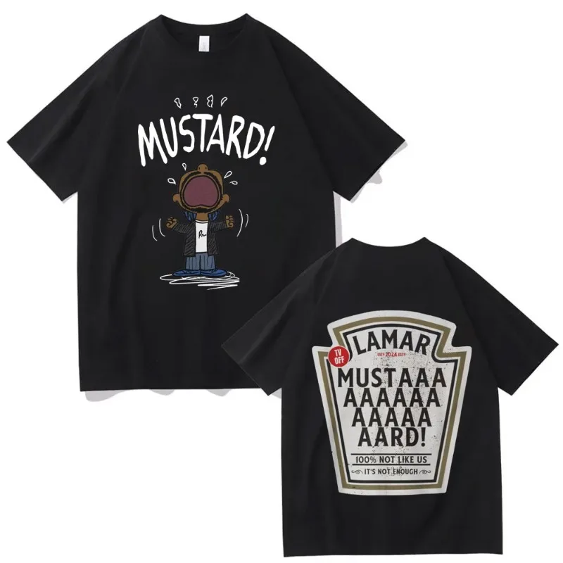Vintage Rapper Kendrick Lamar Mustard T-shirt Fashion Hip Hop Short Sleeve T-shirts Men Women Casual summer Cotton T Shirts
Vintage Rapper Kendrick Lamar Mustard T-shirt Fashion Hip Hop Short Sleeve T-shirts Men Women Casual summer Cotton T Shirts