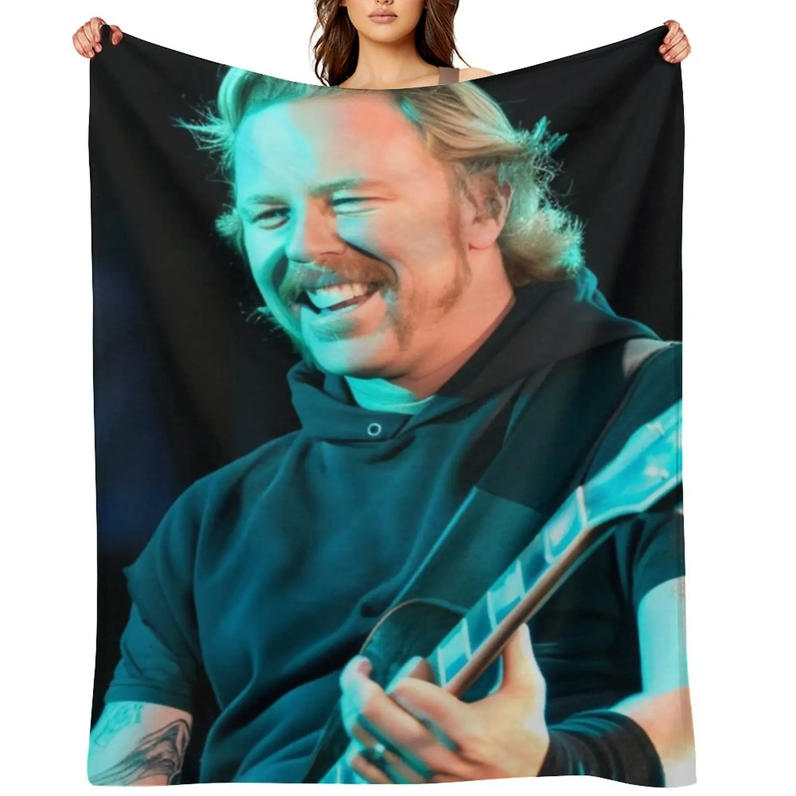 James Hetfield iconic smile Throw Blanket Sleeping Bag Shaggy Comforter valentine gift ideas Blankets
James Hetfield iconic smile Throw Blanket Sleeping Bag Shaggy Comforter valentine gift ideas Blankets