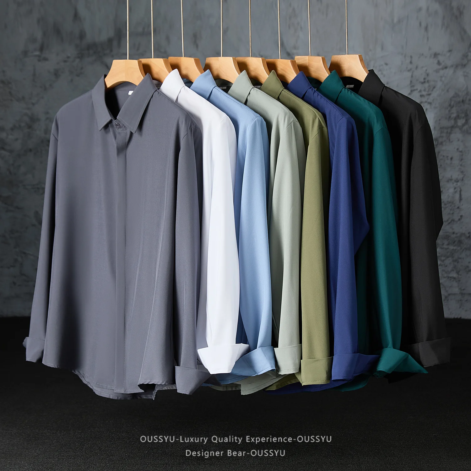 High Quality Men Wrinkle-Free Button Long Sleeve Shirt Business Solid Color Anti-Wrinkle Korean Version Dress Shirt Work Office
High Quality Men Wrinkle-Free Button Long Sleeve Shirt Business Solid Color Anti-Wrinkle Korean Version Dress Shirt Work Office