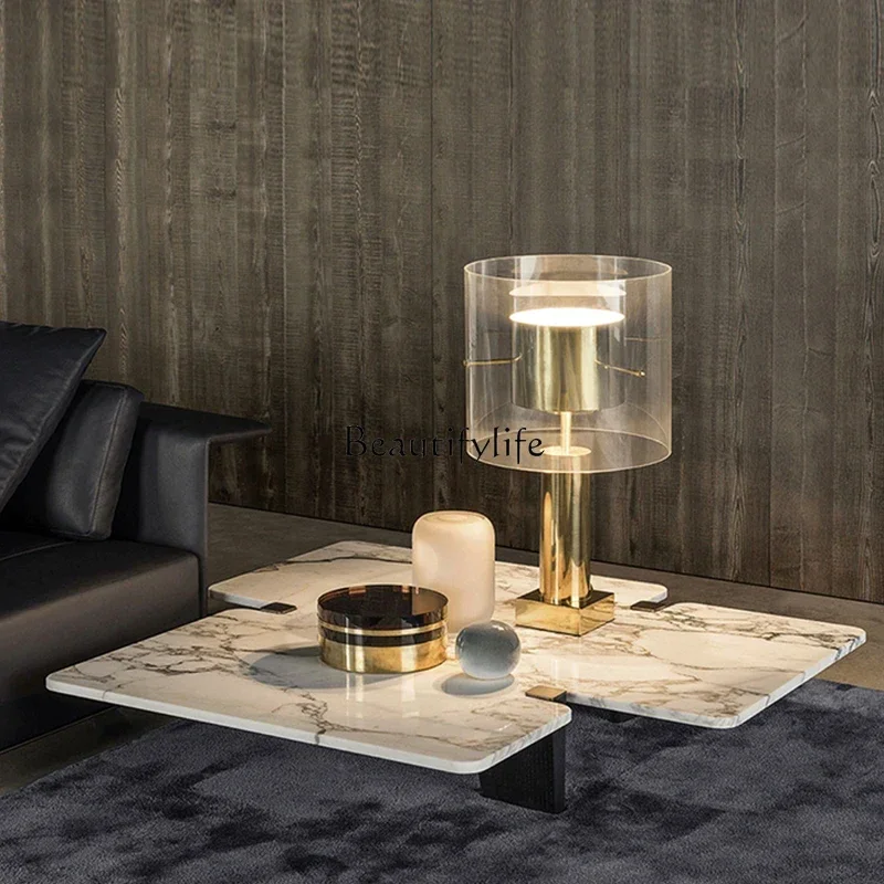 ld25 Light luxury Italian minimalist marble coffee table creative villa designer special-shaped tea table
ld25 Light luxury Italian minimalist marble coffee table creative villa designer special-shaped tea table