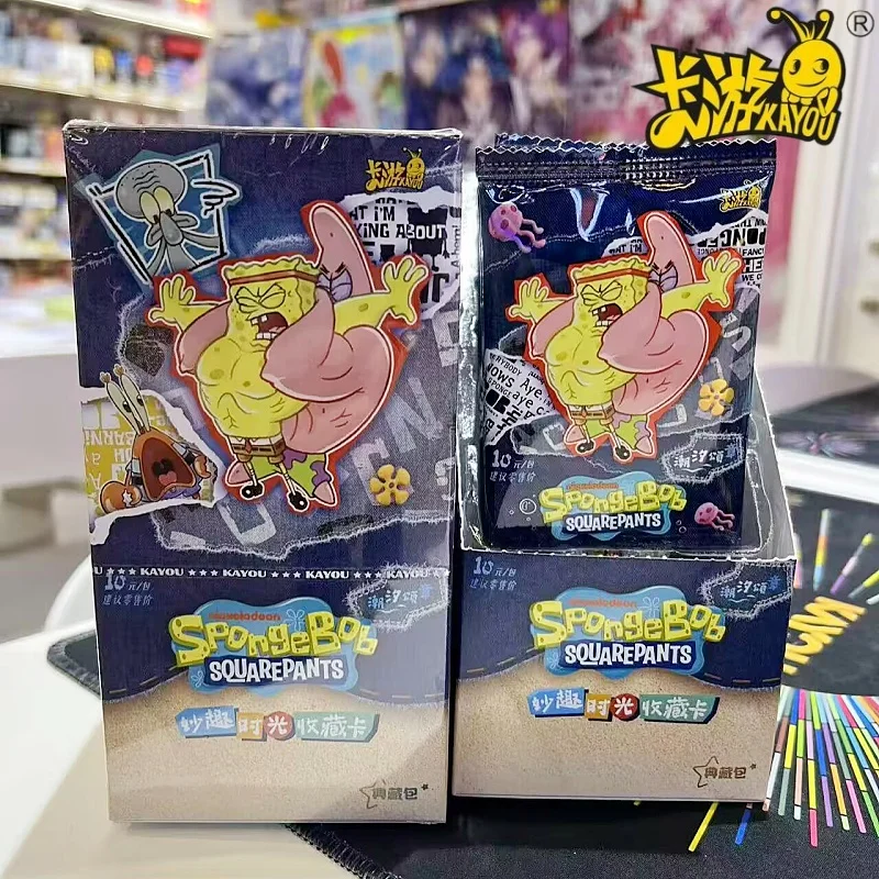 KAYOU SpongeBob SquarePants Trading Cards Collection Classic Animation Fun Time Series Vol.2 Character BP OR UR Theme Gift
KAYOU SpongeBob SquarePants Trading Cards Collection Classic Animation Fun Time Series Vol.2 Character BP OR UR Theme Gift
