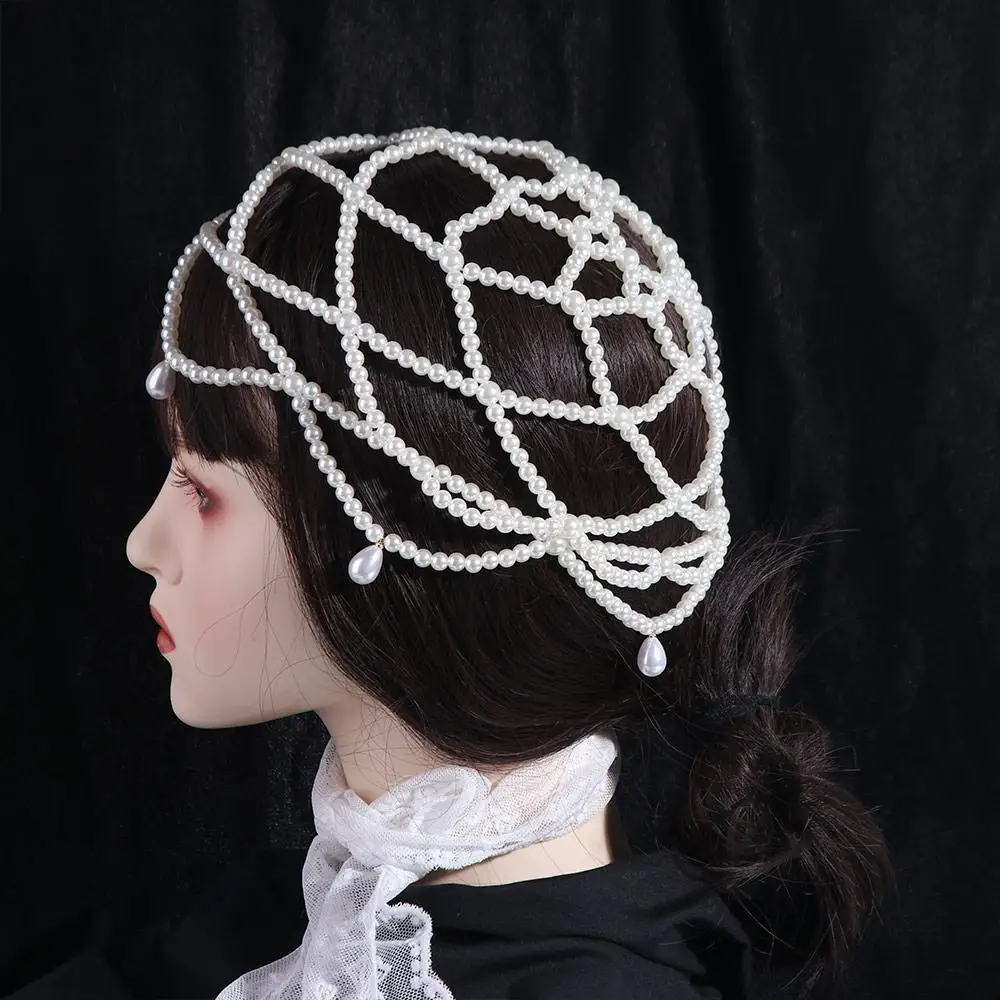 Fashion White Pearls Hairband Luxury Handmade Pearls Head Chain Wedding Bride Boho Headband Jewelry Accessories
Fashion White Pearls Hairband Luxury Handmade Pearls Head Chain Wedding Bride Boho Headband Jewelry Accessories