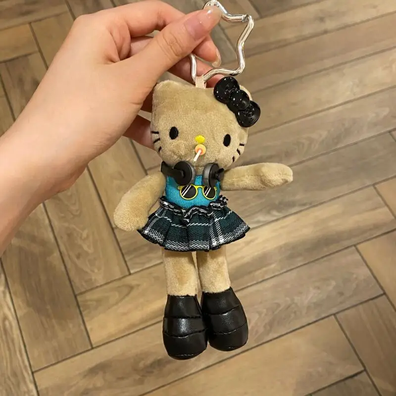 Kawaii Trendy Cool Girl Black Skin Hellokitty Long Legs Plush Doll Cute Bag Pendant Ornament Fashion Keychain Gift for Girls
Kawaii Trendy Cool Girl Black Skin Hellokitty Long Legs Plush Doll Cute Bag Pendant Ornament Fashion Keychain Gift for Girls
