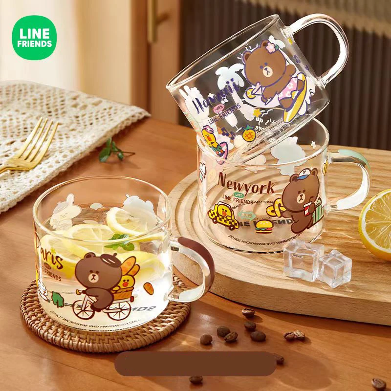 Line Friends Little Bear Cute Borosilicate Glass Water Cup High-looking Cup with Handheld Cup Gifts Toy Collections
Line Friends Little Bear Cute Borosilicate Glass Water Cup High-looking Cup with Handheld Cup Gifts Toy Collections