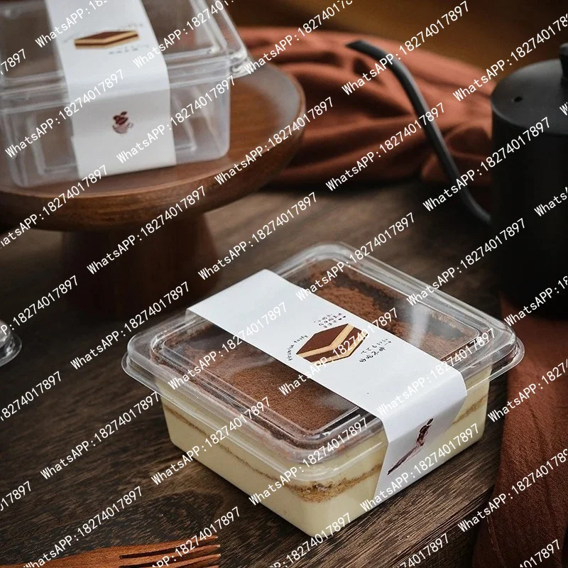 50pcs Tiramisu Container with Lid Square Plastic Cake Packaging Box 370ml Disposable Baking Food Mousses Dessert Cup
50pcs Tiramisu Container with Lid Square Plastic Cake Packaging Box 370ml Disposable Baking Food Mousses Dessert Cup